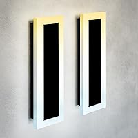 Vista 32 de ASD Lámpara LED de montaje en pared de 18 pulgadas de largo, aplique lineal para exteriores e interiores 3CCT, regulable, impermeable