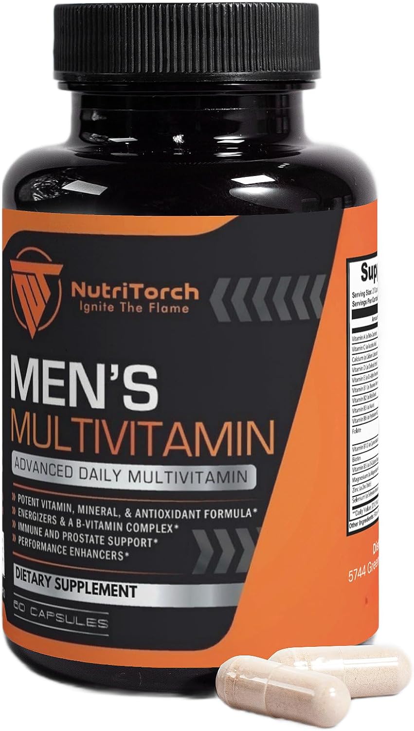 Multivitamin for Men – Adult Dietary Supplement with Vitamins A, C & D, Minerals & Antioxidants for Immune Support, Increased Energy & Mental Alertness - 60 Count - Image 5