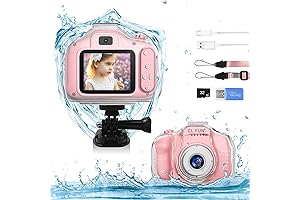 Kids Waterproof Camera Present for 5 6 7 8 9 10 Year...