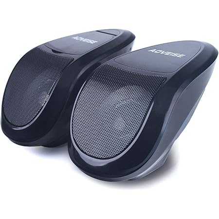 Amazon Co Jp Uing Bluetoothスピーカー ブルートゥーススピーカー オートバイ用 Bluetooth 50fmラジオ機能 自動チャネル検索 ストレージ 標準12v電源接続 Ip65防水 Abs材料 多機能 アウトドア ポータブルスピーカー Functional 車 バイク