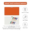 eStand Lap Board for Study | Home | Dining | Office | Laptop | Computer Desk | Reading & Writing | Multi-Purpose | Made in India | (MENDARIN, LB-16X24-MENDARIN) gallery image