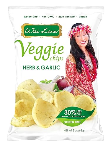 Miniatura 11 de Chips de yuca, curry tailandés y lima (paquete de 6 bolsas individuales de 3 onzas) – Sin gluten, sin OMG, vegano, cero grasas trans – Wai Lana