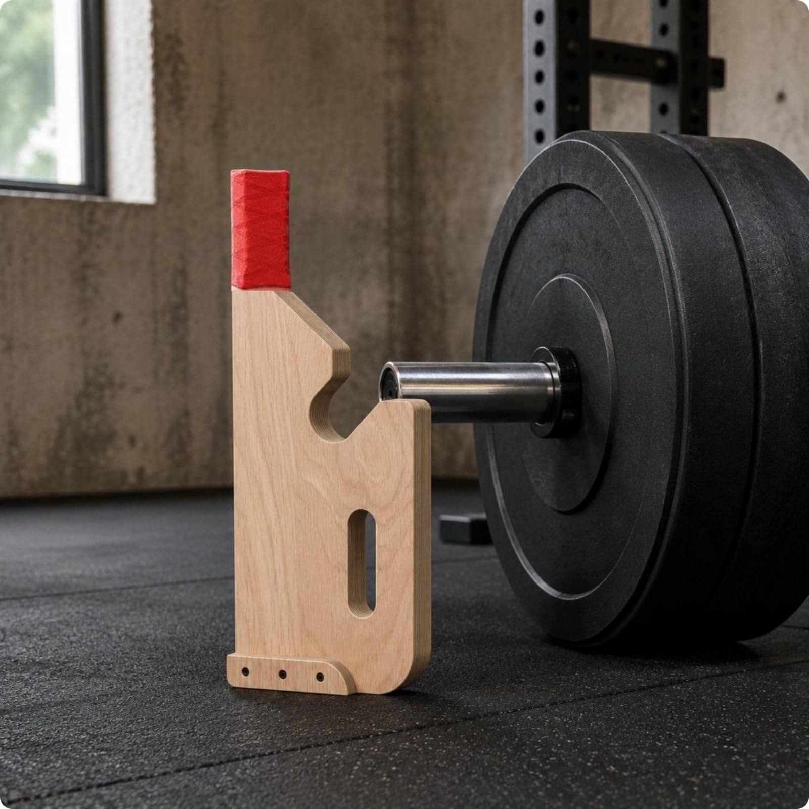 Sollevatore Carichi Bilanciere Palestra Attrezzo Fitness Supporto Pesi Deadlift Jack Base Larga Maniglia Comoda Struttura Stabile Allenamento Casa Palestra Uso Portatile, Nero
