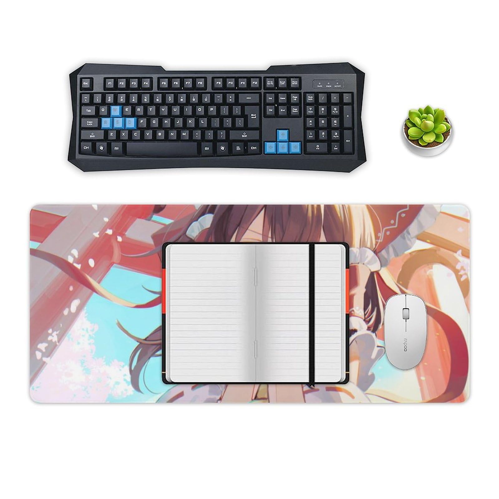 花海咲季 ゲーミングマウスパッド ラバーマット デスクマット プレイマット ゲーミングマウスパッド 大型 デスクマット マウスパッド