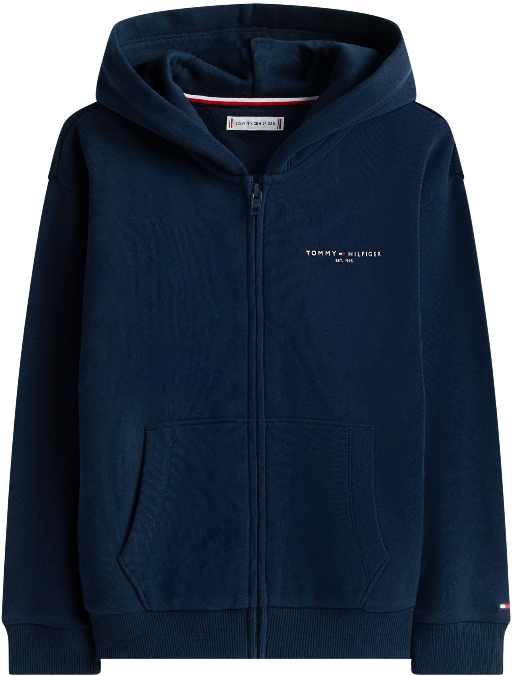 Tommy Hilfiger Mini Corp Zip Through Hoodie Ks0ks00726 Sweat à Capuche zippé Mixte (Lot de 1)