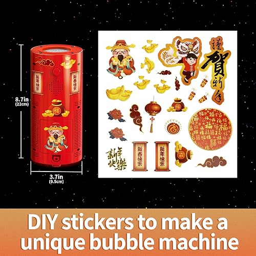 Miniatura 5 de Fuegos artificiales electrónicos como fabricante de burbujas con luz y sonido para ceremonia de fiesta especialmente Año Nuevo chino