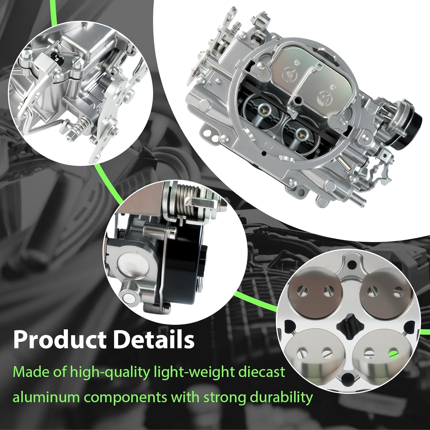 1406 Carburetor for Edelbrock Performer Series 4 Barrel 600 CFM Electric Choke