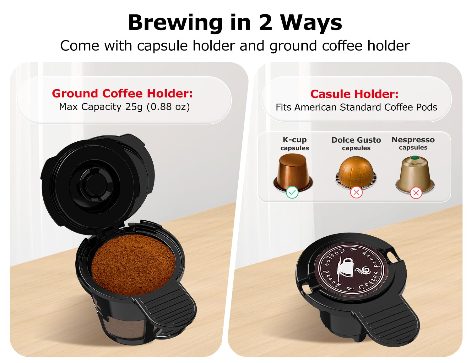Simple Home Inspirations Cherry Jubilee Cover Compatible with K Coffee Brewing System