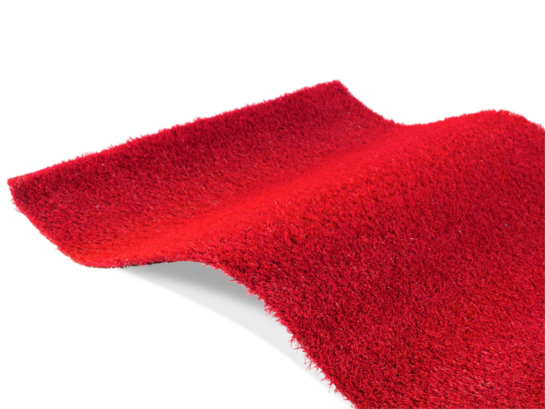 Primaflor Kunstrasen Expo B1 | 200x50 CM | Rot | 22 mm | B1 Kunstrasen für Messe und Event | wasserdurchlässig | UV-stabil | weiche Oberfläche | künstlicher Rasen als Messe-teppich-boden