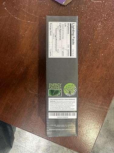 Miniatura 8 de Circle Paquete de 4 bombillas CFL de doble tubo en forma de U de 13 W, sustituye a la base Philips y Sylvania GX23, fluorescente compacta Blanco