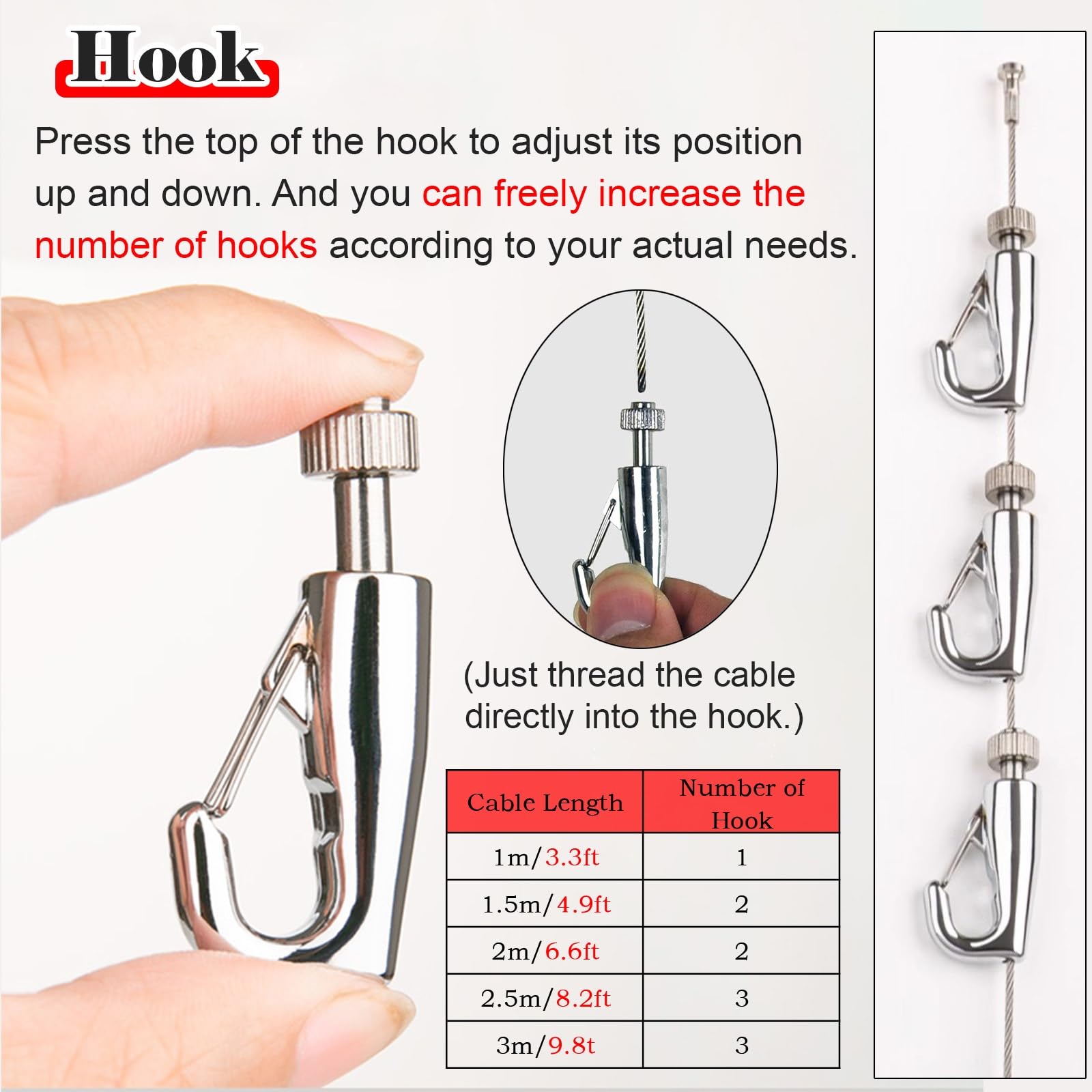 Kit De Suspension Robuste Pour Photos - Cintres Muraux En Fil D'acier