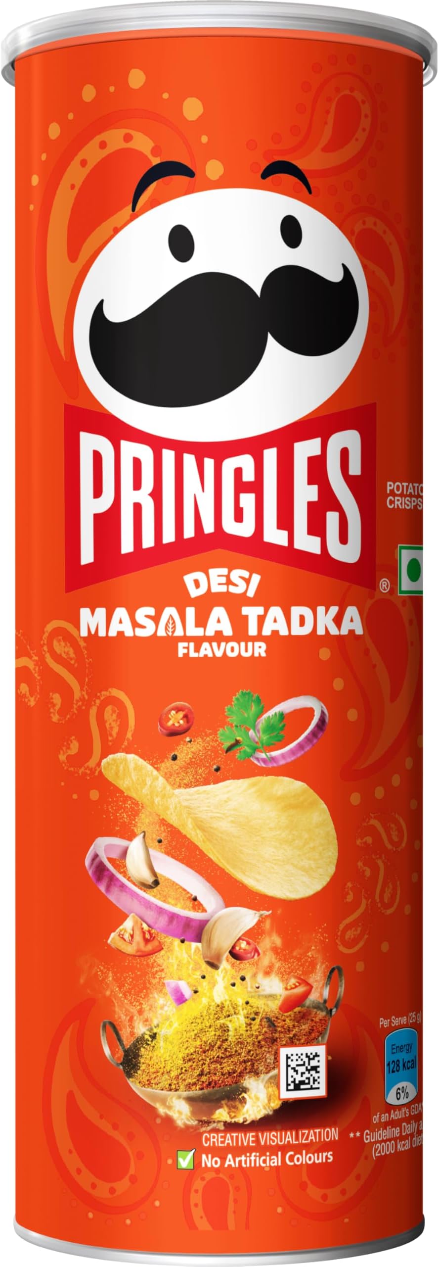 Pringles Desi Masala Tadka, 3.6 oz Masala Flavored Potato Chips