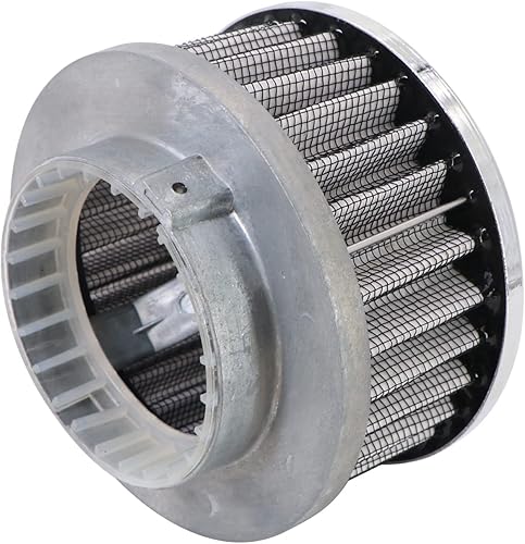Miniatura 8 de KIPA Filtro Limpiador de Aire de Cromo 4" x 2" ensamblaje Se ajusta para carburador con diámetro de cuello de 2 58" o 2 516" Lavable 7151 4354 1489