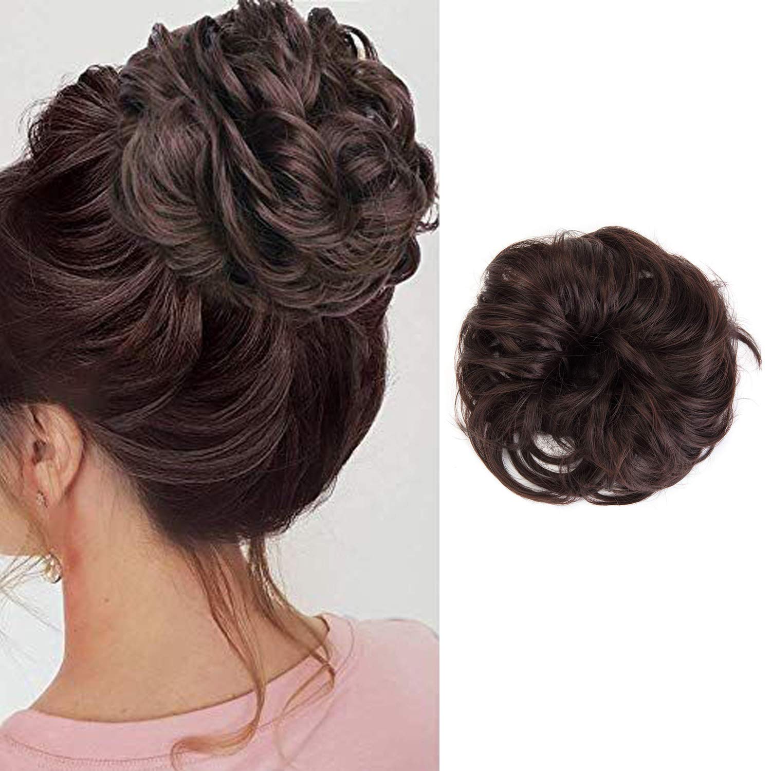 Scrunchy Scrunchie Updo Hairpiece Messy Hair Bun Extensions Chignons Hair Piece