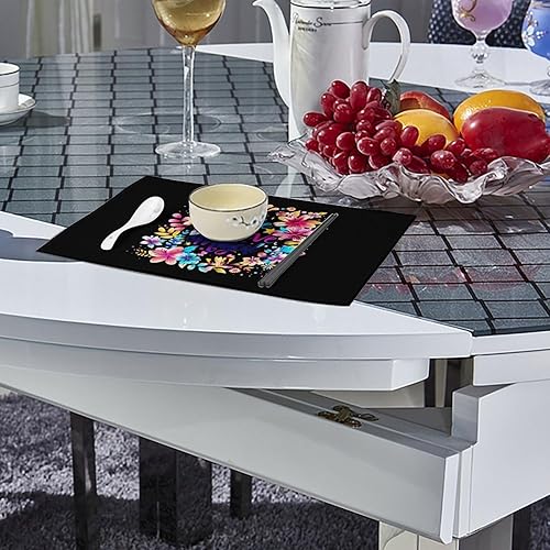 Miniatura 4 de Magic Magical Graphic Placemats Set of 6 Resistant Table Mats Washable Place Mats for Dinner Party Table Decoration