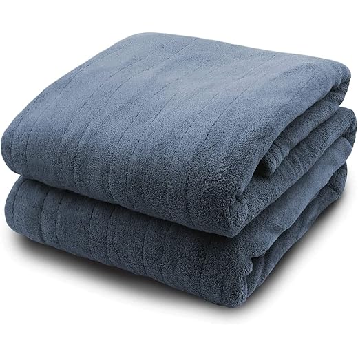 Biddeford Blankets Comfort Knit Blanket, King, Navy