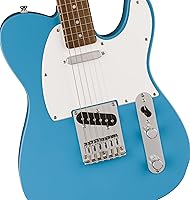 Vista 4 de Fender Squier Sonic Telecaster - Paquete California Blue con afinador, correa, púas y DVD de guitarra Austin Bazaar