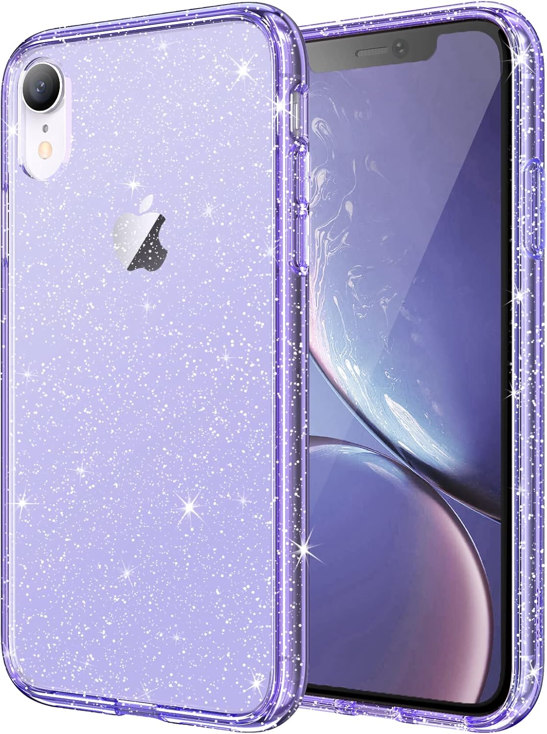 JETech Glitter Case for iPhone XR, 6.1Inch, Bling Sparkle