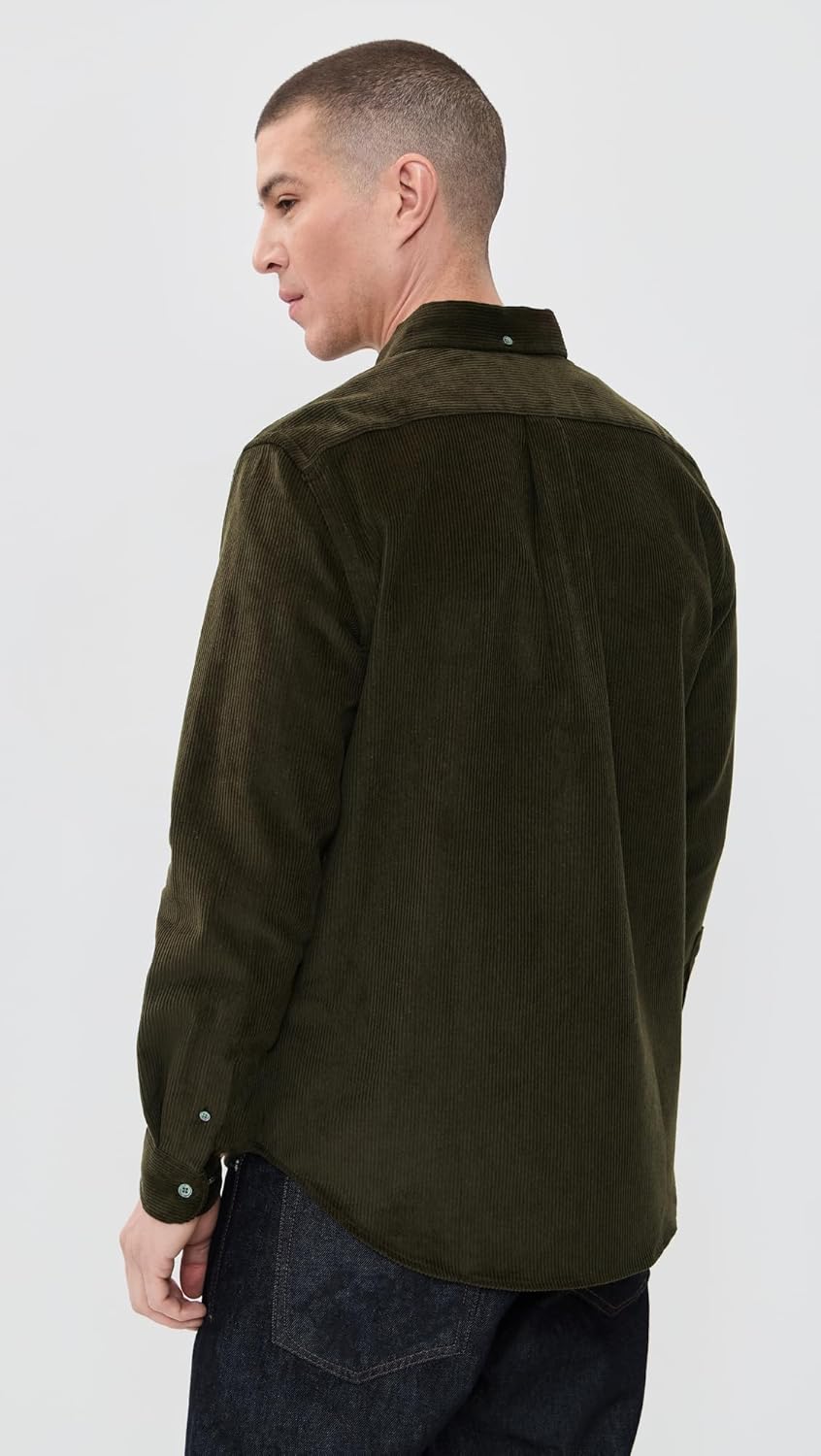 Portuguese Flannel Men's Lobo 2.0 Corduroy Button Down Shirt - Image 3