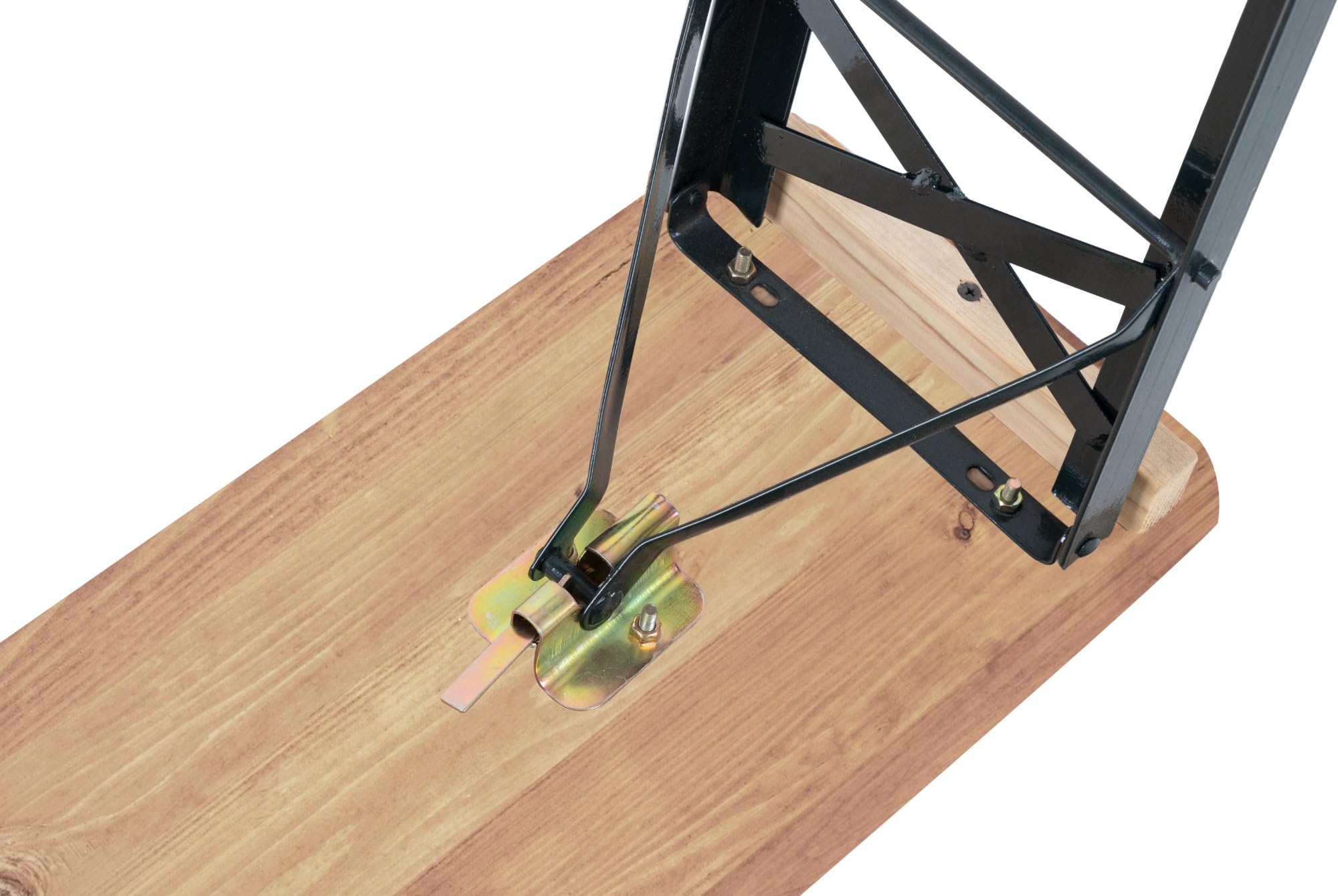 Stagecaptain BBB-170 Hirschgarten Panca Da Birreria Set 4 Pezzi - 4 robuste panche lunghe da 170 cm - Cerniere metalliche stabili - Superficie verniciata - Pieghevole - Seduta in legno - Naturale