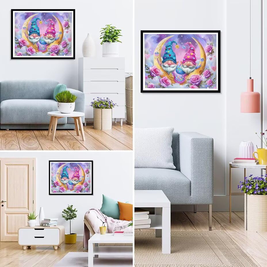 Kit Point de Croix Set Débutant Cristal Roses Cadeau Idéal DIY