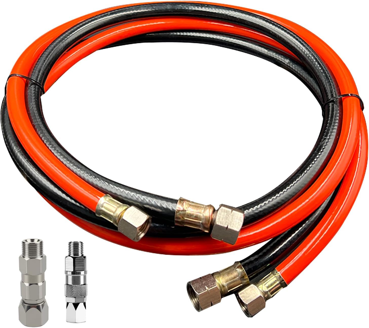 ANSIKE Paint Spray Gun Hose with Fittings 4.9 Foot Air and