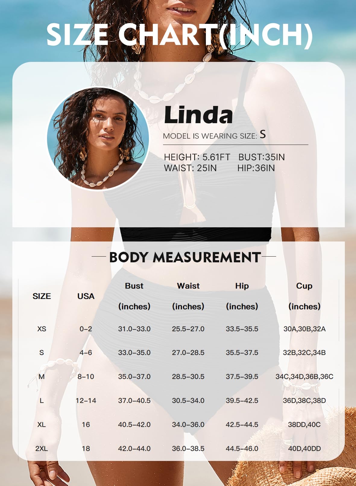 Herseas 2 Piece Bestselling Bikini Set U-Wire Cutout Swimsuit High Waisted Textured 2025 Summer Beach Swim Bathing Suits