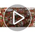 Siilues Christmas Tablecloth 60x84 Inch Rectangle, Red Snowflake Merry Christmas Ball Trees Washable Table Cover Waterproof Seasonal Winter Scalloped Edge Dining Table Cloth Home Party Decor – Image 8