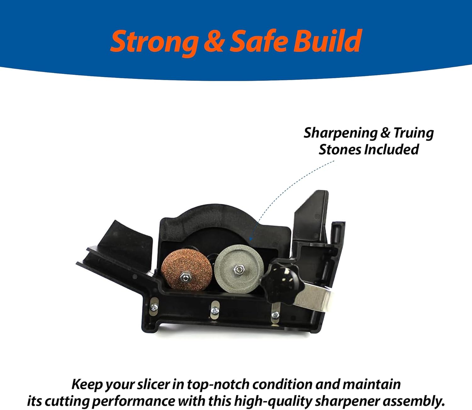 National Band Saw Meat Slicer Sharpener Replacement Parts - Compatible with Bizerba SE12, SE12D, GSP, GSPH - Direct Replacement Sharpener Assembly, Durable Meat Slicer Parts for Precision Cutting