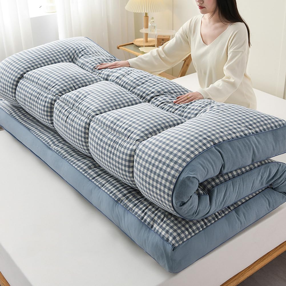 Matraccio Futon Doppio Pieghevole E Singolo Pieghevole Futon Letto Giapponese Poltronato Risparmiare Spazio Letto, Esperienza di Sonno Confortevole,I,10x180x200cm(71x79in)