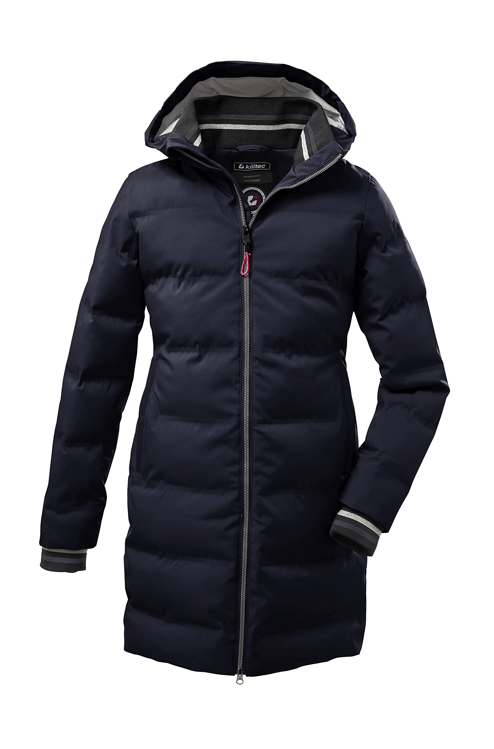 Killtec Mädchen Kow 196 Grls Qltd Ct Wintermantel/Parka in Daunenoptik mit Kapuze