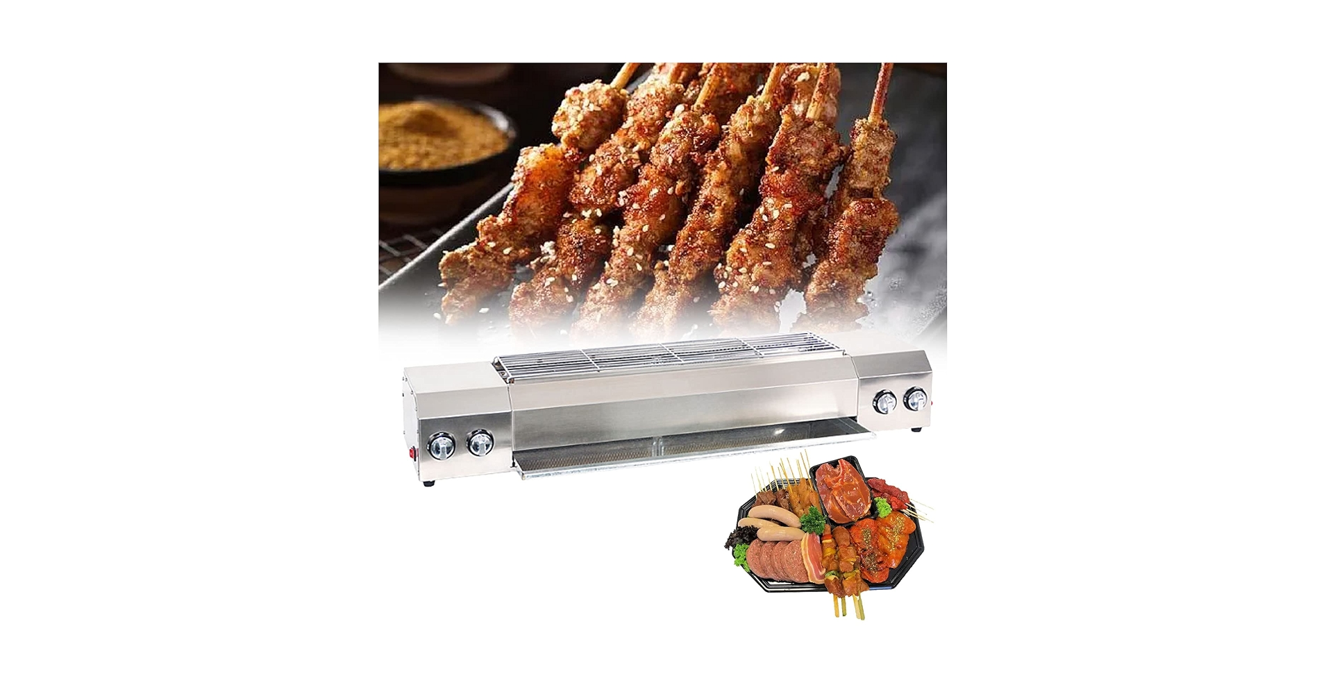 Amazon.co.jp : 焼き鳥グリル 焼鳥焼き器 焼き肉グリル 焼き鳥