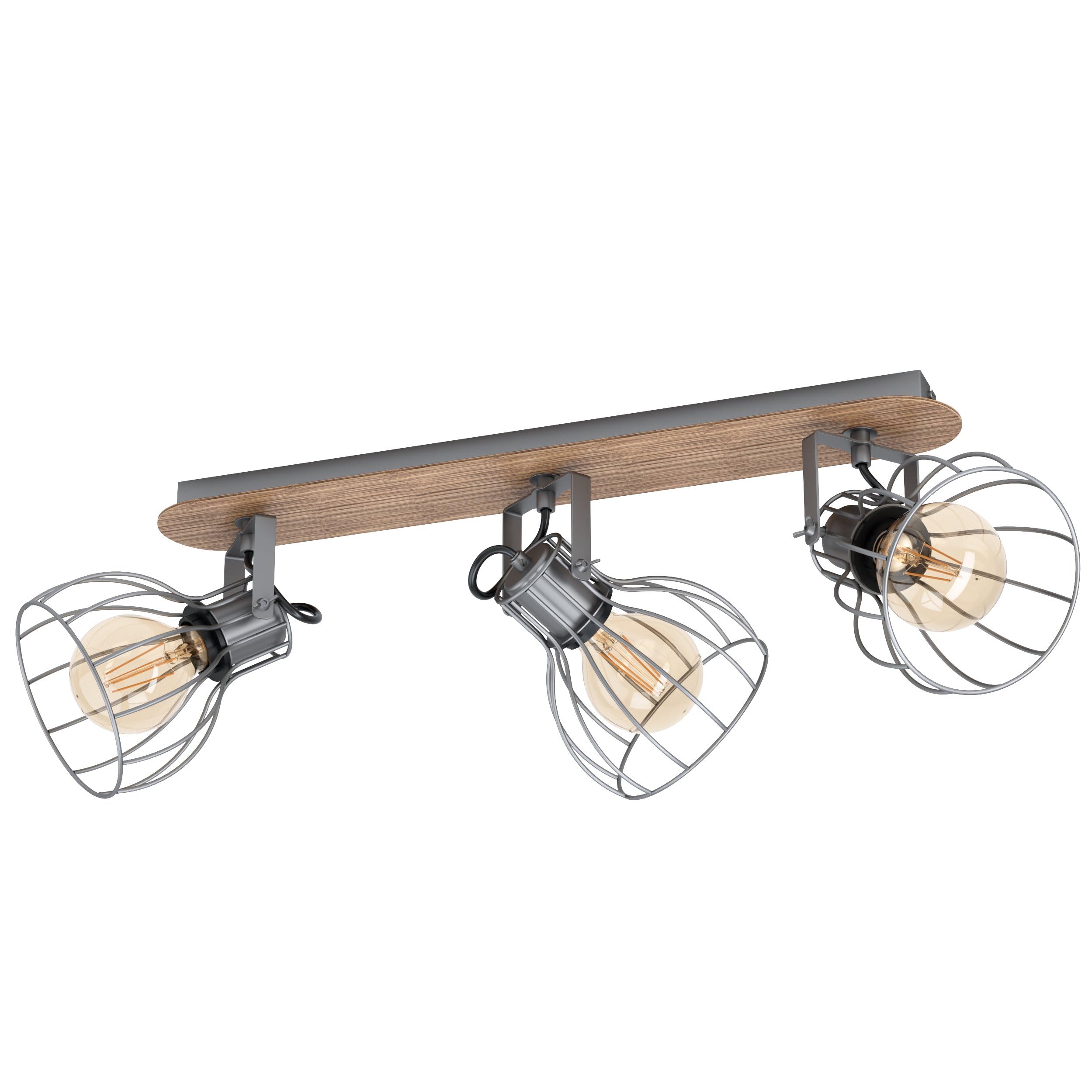Pagazzi Light/Bronze Sambatello 3 Ceiling Spot Bar