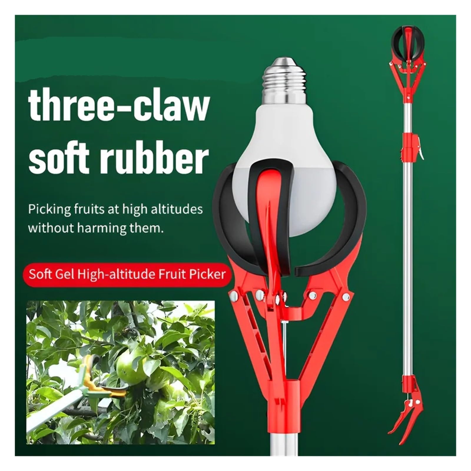 Cueilleur de fruits Outils de cueillette fruits et légumes à trois griffes