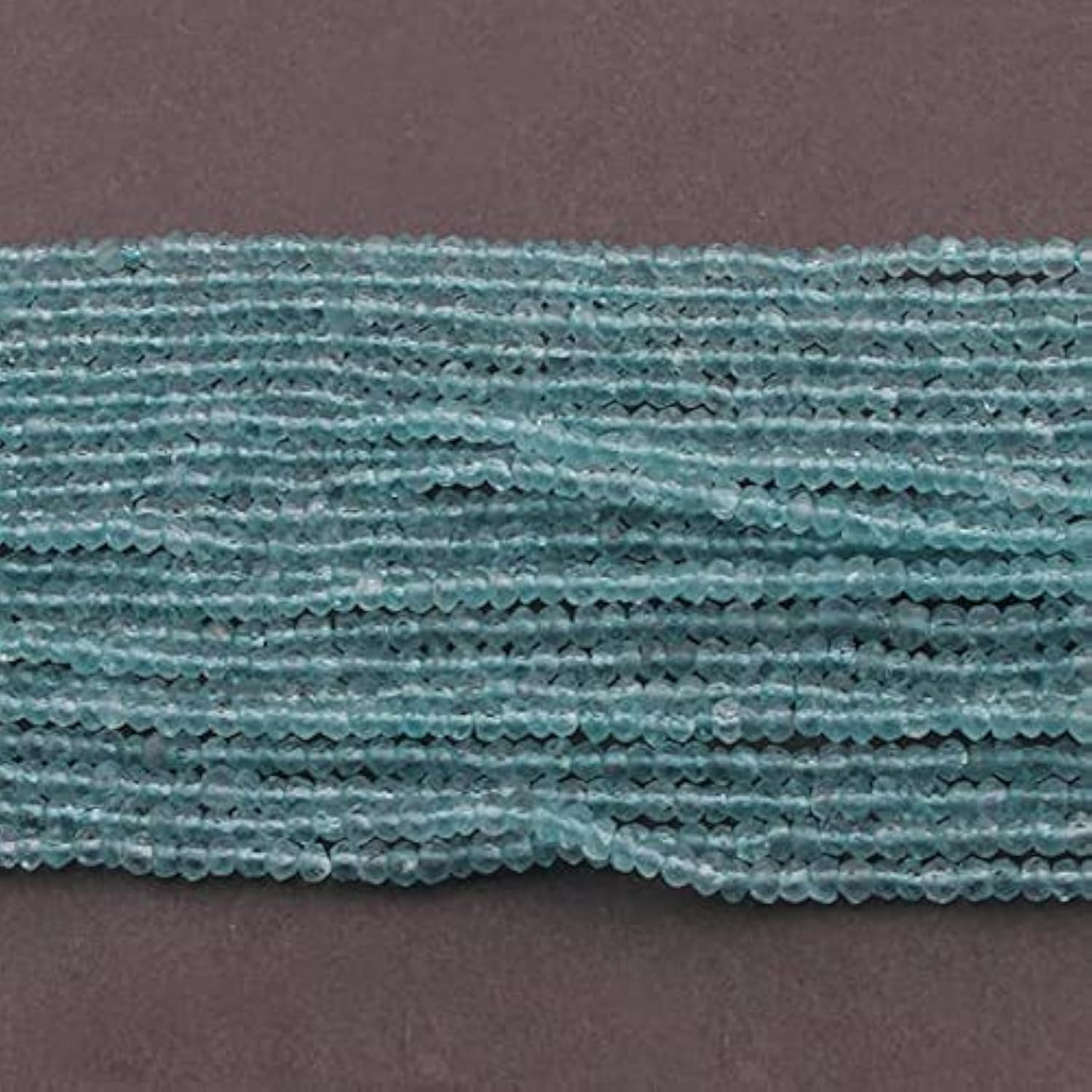 Aigue-marine perles 4mm pour réparer et enfiler vos colliers de pierres fines