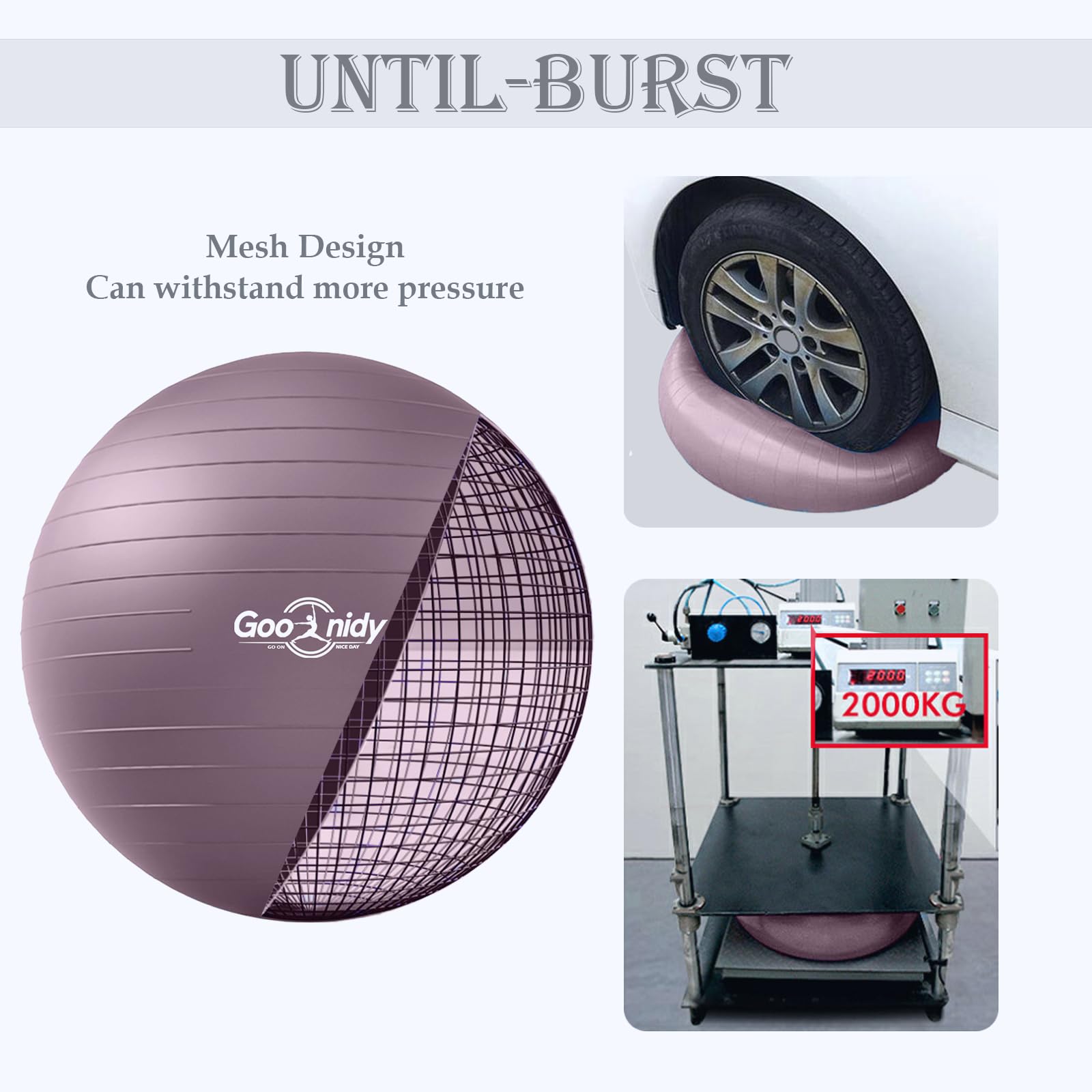 Gros Ballon Grossesse Gonflable, Swiss Ball Chaise Femme Enceinte Pour Pilates Gym Yoga Fitness, Ballon Assise Siege Bureau Adulte Ergonomique (Sport, Renforcement Musculaire & Kinesitherapie Dos)
