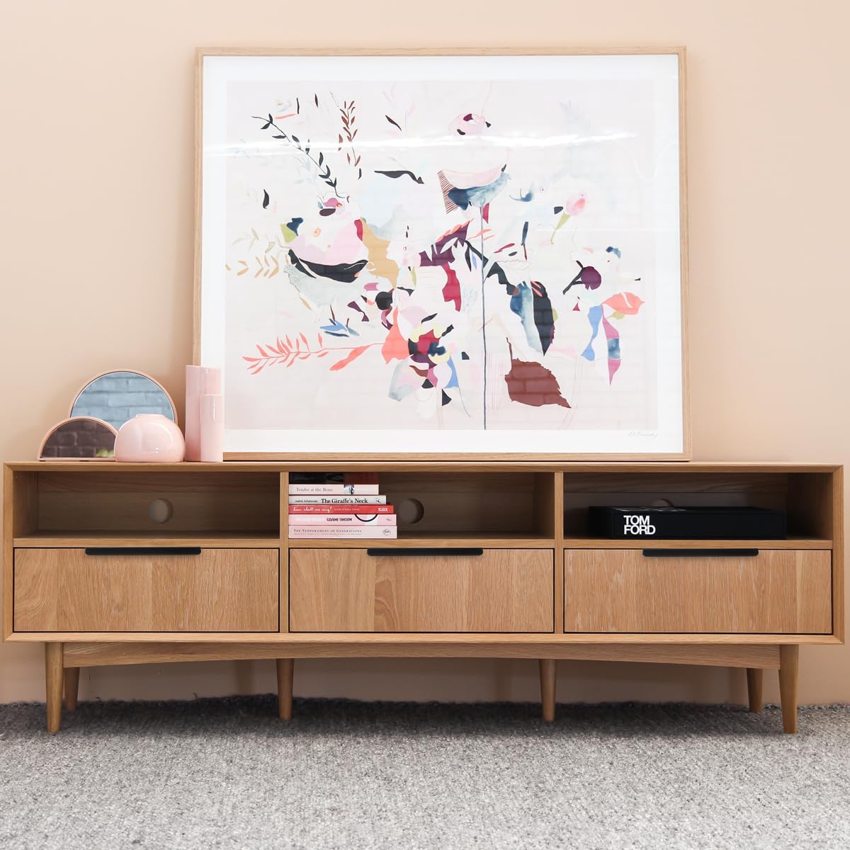 Gobrico 20 Pack Matte Black Edge Finger Pulls, 10"(256mm) Hole Centers Concealed Drawer Pulls, Aluminum Alloy Kitchen Cabinet Handles