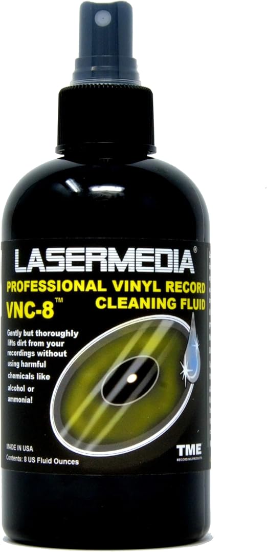 Vinyl Record Cleaning Solution Fluid Professional 8 Oz (237
