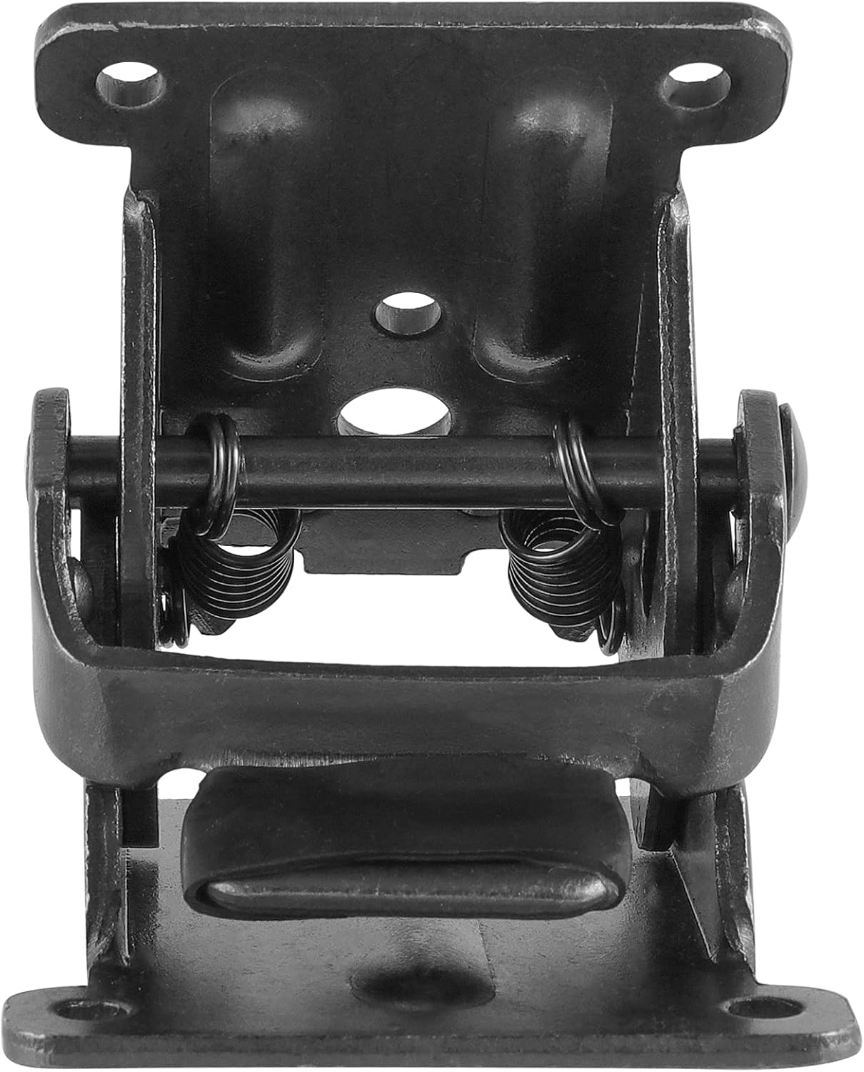 HAKZEON 8 Pack Foldable Support Bracket, 0-90 Degrees Black Heavy Duty Self Locking Hinge Lock Extension Support Bracket, Foldable Leg Brackets for Table Bed Workbench