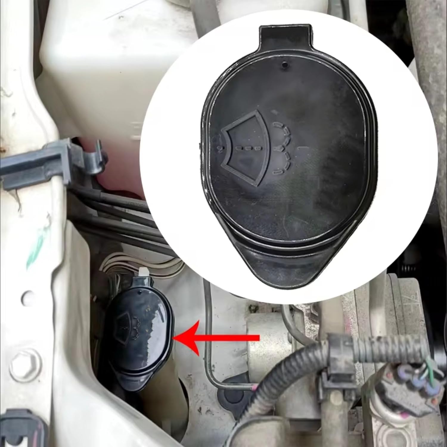 for Lexus for Is300 2001 2002 85316-26030 Car Windscreen Washer Cap Windshield Fluid Reservoir Bottle Cover Car Windshield Washer Cap