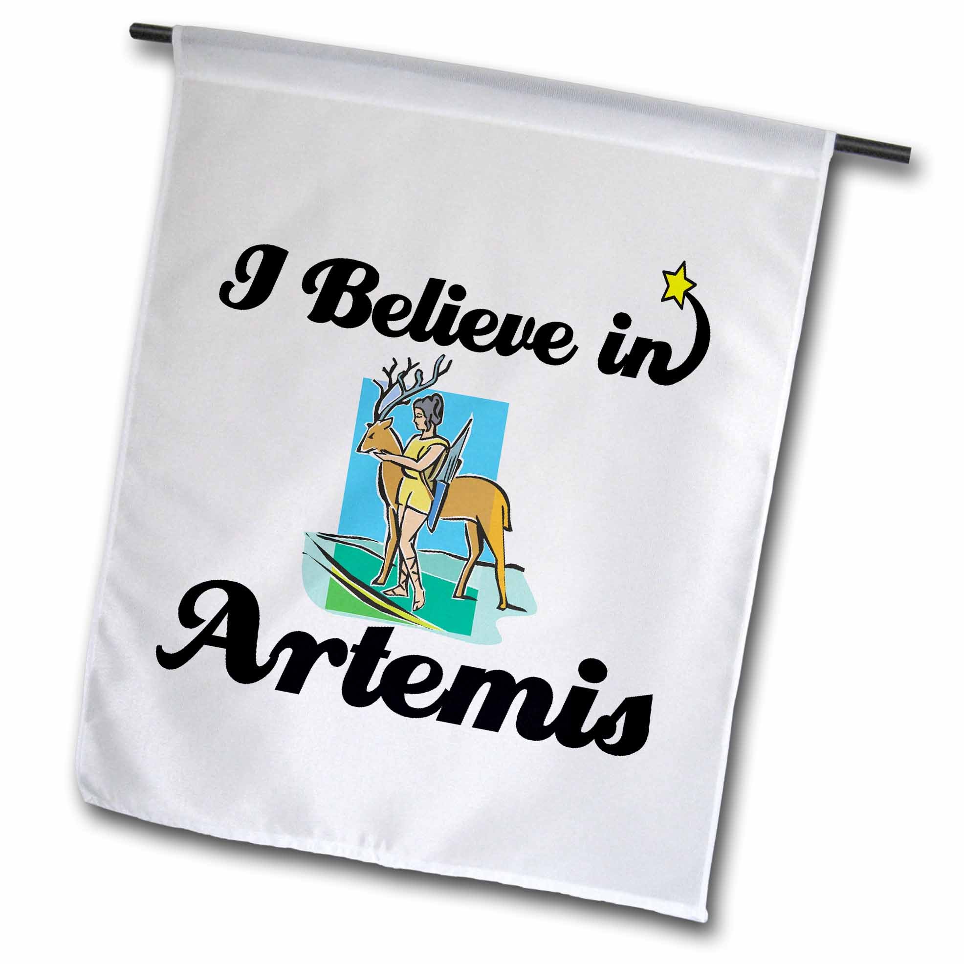 Gartenflagge „I Believe In Artemis“ – 30,5 X 45,7 Cm, Aus Polyester, Einseitig Bedruckt, Für Draußen & Drinnen