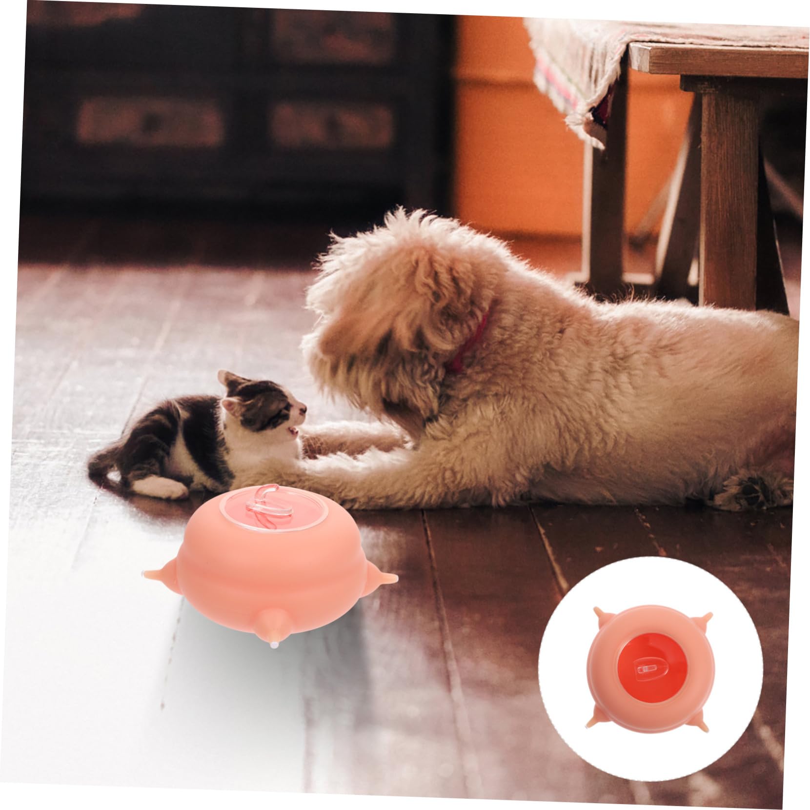 Yardwe Mangiatoia per Gattini in Silicone Rosa, Riutilizzabile ad Alta Elasticità, per Cuccioli e Gatti Appena Nati, Accessorio Allattamento