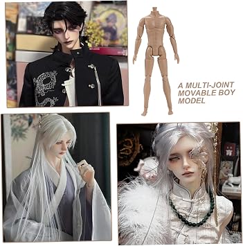 1/6 Scale Action Figure Multi Jointed Movable Male Muscular Action Figure Body Display Model for DIY Collectors and Artists for Collections, Medium