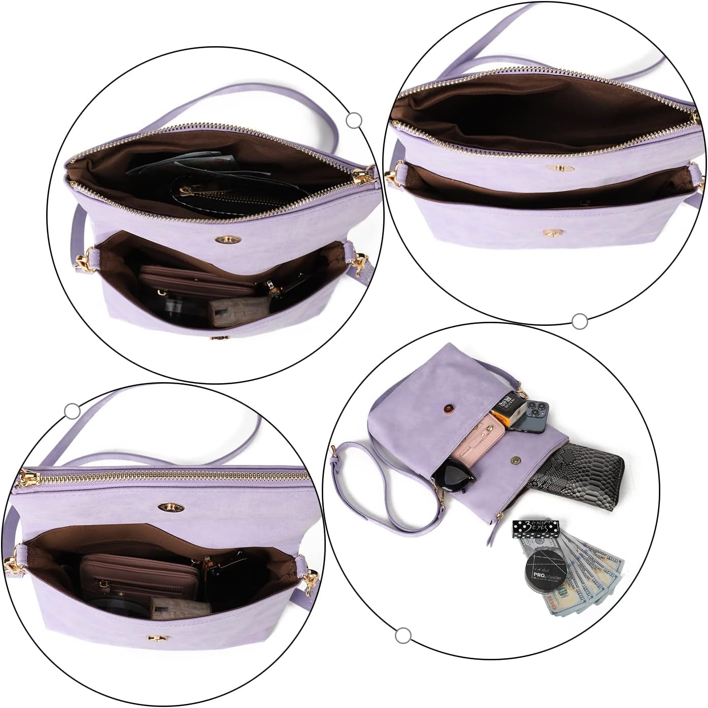 Gladdon Crossbody bags for Women Crossbody Purse Shoulder Bag - Image 5