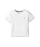 Boys Short Sleeve Solid V-Neck T-Shirt, Soft, Comfortable, Relaxed Fit