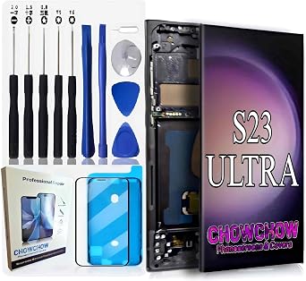 Samsung Galaxy S23 Ultra Screen Replacement Kit (6.8″) | A-Grade LCD/OLED-Type Incell Digitizer Display Assembly with Frame & Tools | OEM Tested | 2025 Version | Fast UK Delivery