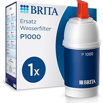 Brita P1000 Filter Cartridge for Brita Fittings with Limescale Filter, Pack of 1 | Original-Ersatzfilter f&uuml;r System mypure P1