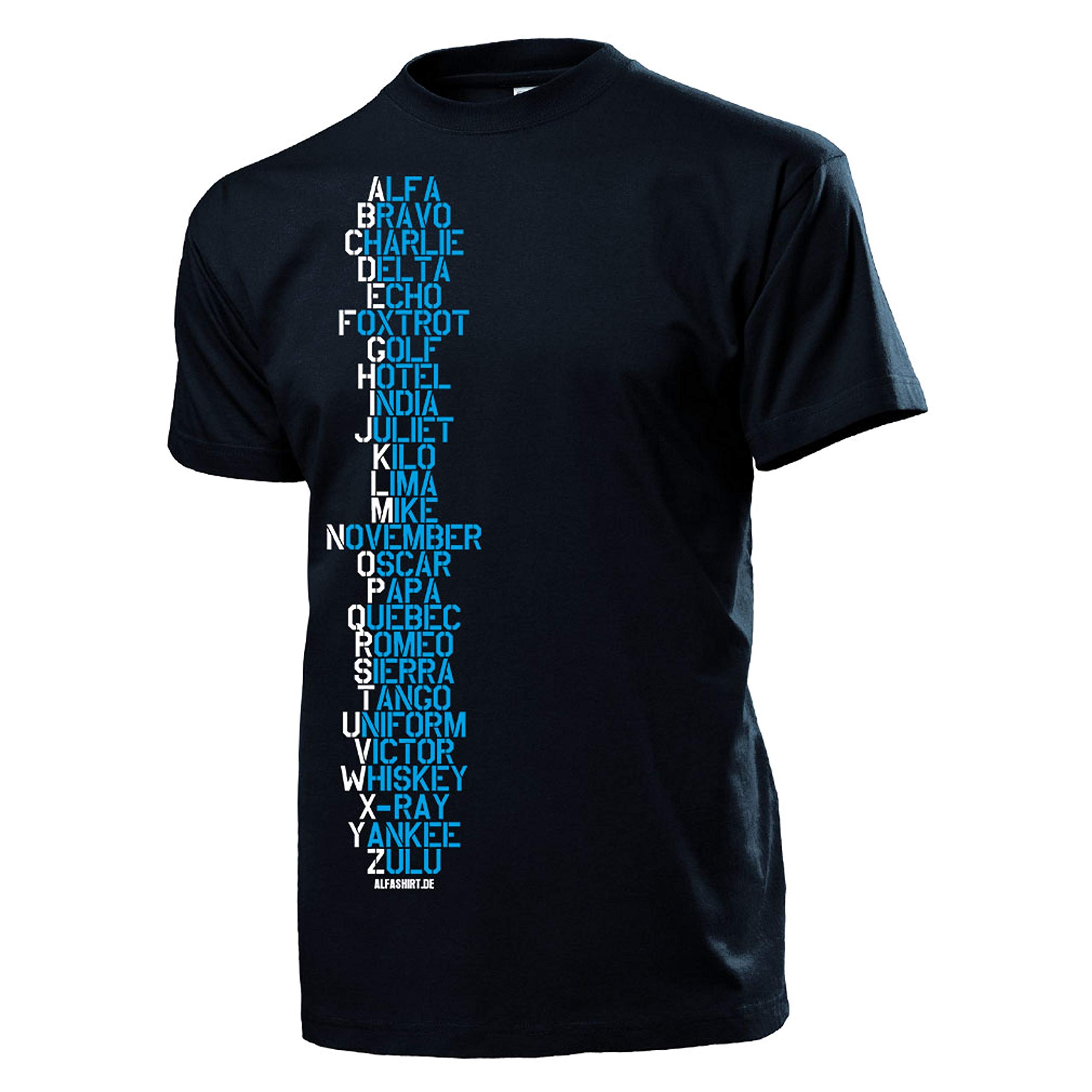 T-shirt Morse Code Bundeswehr noir pour look décontracté