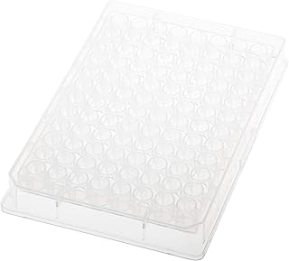 CELLTREAT 229577 96 Well Plate, 0.36mL, PP, Round Well, V-Bottom, Non-sterile (Case of 50)