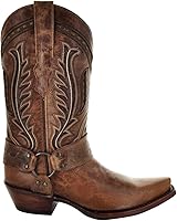 Vista 2 de Soto Boots Botas vaqueras de arnés para mujer, botas vaqueras de cuero genuino, botas de vaquero hechas a mano para las mujeres M50039